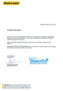 Сертификат Damalini